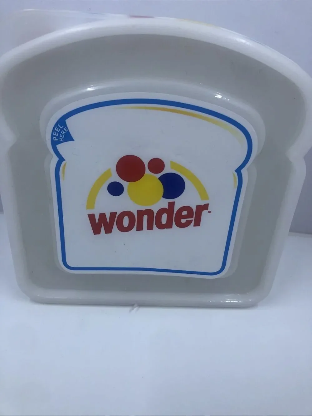 Wonder Bread Sandwich Keeper, Lunch Box, Snack, Plastic Container with Lid